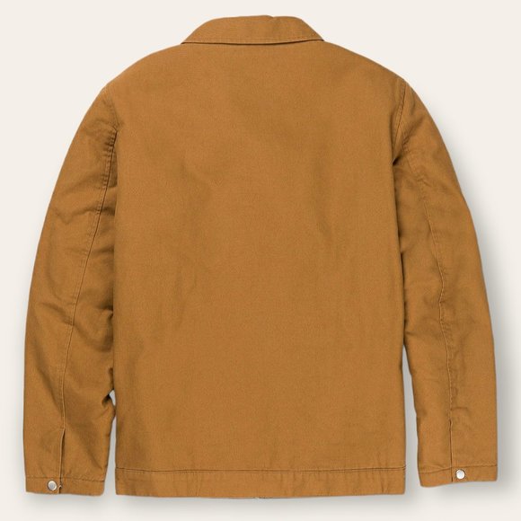 NWT Volcom Palm Drive Canvas Jacket Size M Rust Teddy Fleece Lined - Picture 7 of 11